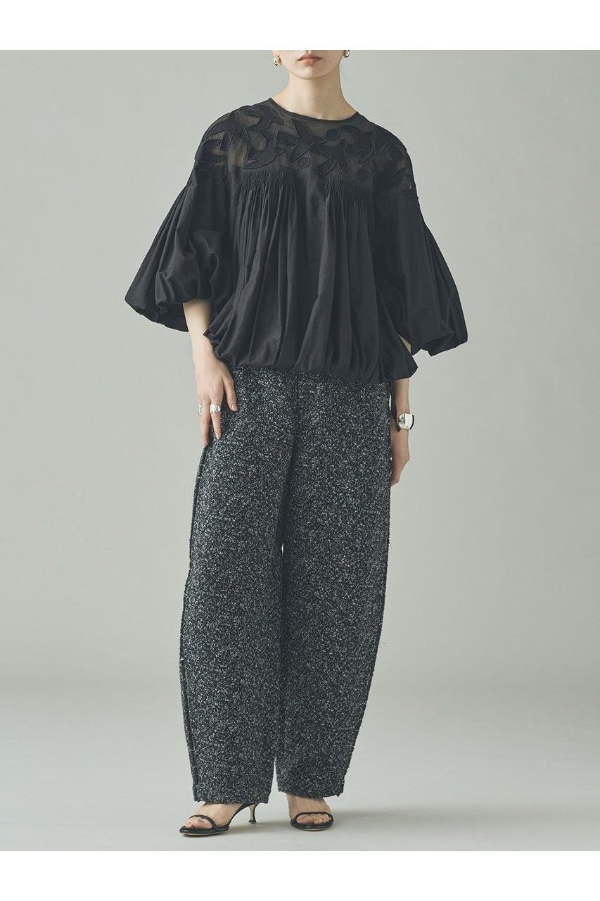 【カレンソロジー/Curensology】のバードシシュウブラウス 人気、トレンドファッション・服の通販 founy(ファニー) 　ファッション　Fashion　レディースファッション　Fashion for Women　トップス・カットソー　Cut & Sew Tops　シャツ・ブラウス・オフィスカジュアル　Elegant Blouses & Button-Ups　2026年　2026　インド　Indian Textile　オーガンジー　Organza Fabric　ショート　Short, Short Length　シルク　Silk, 100% Silk　スリーブ　Sleeve, Long Sleeve / Short Sleeve　ハンド　Hand, Handmade　バランス　Balance, Style Balance　リボン　Ribbon, Bow　エレガント 上品　Elegant　夏　Summer　春　Spring　S/S・春夏　SS, Spring/Summer, Warm Season　other-5|ID: prp329100004807450 ipo3291000000034885616