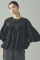 【カレンソロジー/Curensology】のバードシシュウブラウス ブラック|ID: prp329100004807450 ipo3291000000035862392