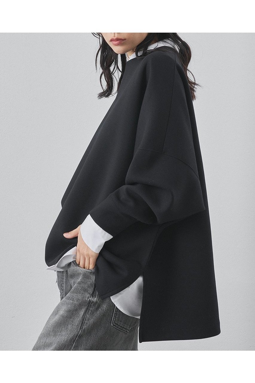 【ウィムガゼット/Whim Gazette】のダブルエアープルオーバー 人気、トレンドファッション・服の通販 founy(ファニー) 　ファッション　Fashion　レディースファッション　Fashion for Women　トップス・カットソー　Cut & Sew Tops　シャツ・ブラウス・オフィスカジュアル　Elegant Blouses & Button-Ups　ロングTシャツ・Tシャツ　Longline T-Shirts & Tees　カジュアルプルオーバー・ニットトップス　Pullovers & Knit Tops / Casual Pullovers　カットソー・ベーシックTシャツ　Cut-and-Sewn Tops / Stretch Tees & Basics　2026年　2026　クール　Cool, Chic　シンプル　Simple, Minimal　ストレッチ　Stretch, Stretchy Fabric　スリット　Slit, Slit Detail　スリーブ　Sleeve, Long Sleeve / Short Sleeve　ロング　Long, Long-Length　ワイド　Wide, Wide Fit　夏　Summer　春　Spring　S/S・春夏　SS, Spring/Summer, Warm Season　other-2|ID: prp329100004807454 ipo3291000000034885639