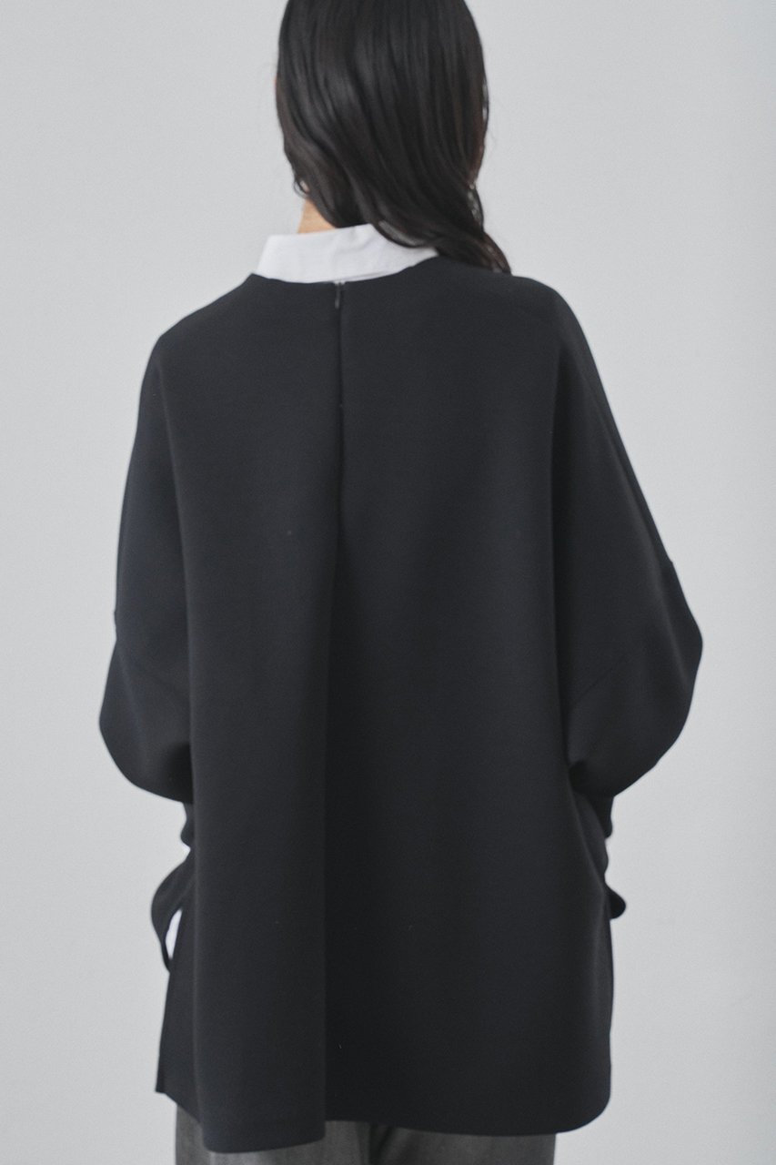 【ウィムガゼット/Whim Gazette】のダブルエアープルオーバー 人気、トレンドファッション・服の通販 founy(ファニー) 　ファッション　Fashion　レディースファッション　Fashion for Women　トップス・カットソー　Cut & Sew Tops　シャツ・ブラウス・オフィスカジュアル　Elegant Blouses & Button-Ups　ロングTシャツ・Tシャツ　Longline T-Shirts & Tees　カジュアルプルオーバー・ニットトップス　Pullovers & Knit Tops / Casual Pullovers　カットソー・ベーシックTシャツ　Cut-and-Sewn Tops / Stretch Tees & Basics　2026年　2026　クール　Cool, Chic　シンプル　Simple, Minimal　ストレッチ　Stretch, Stretchy Fabric　スリット　Slit, Slit Detail　スリーブ　Sleeve, Long Sleeve / Short Sleeve　ロング　Long, Long-Length　ワイド　Wide, Wide Fit　夏　Summer　春　Spring　S/S・春夏　SS, Spring/Summer, Warm Season　other-3|ID: prp329100004807454 ipo3291000000034885641