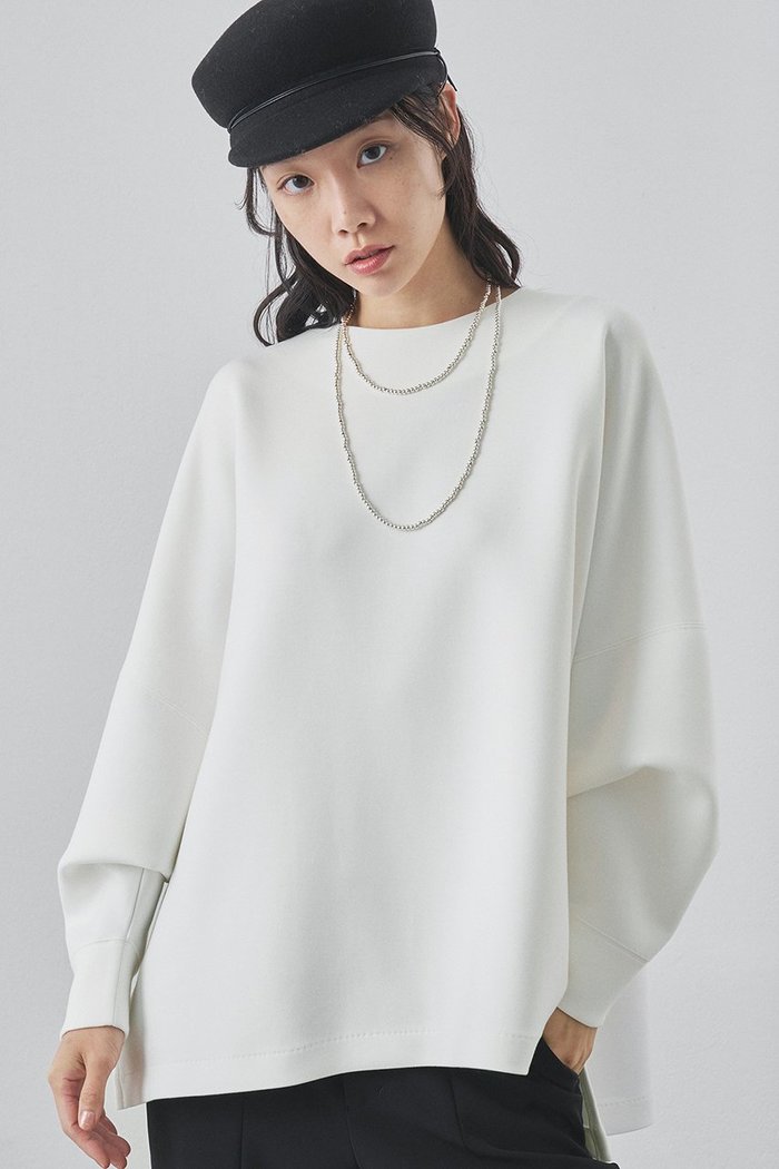 【ウィムガゼット/Whim Gazette】のダブルエアープルオーバー インテリア・キッズ・メンズ・レディースファッション・服の通販 founy(ファニー) https://founy.com/ ファッション Fashion レディースファッション Fashion for Women トップス・カットソー Cut & Sew Tops シャツ・ブラウス・オフィスカジュアル Elegant Blouses & Button-Ups ロングTシャツ・Tシャツ Longline T-Shirts & Tees カジュアルプルオーバー・ニットトップス Pullovers & Knit Tops / Casual Pullovers カットソー・ベーシックTシャツ Cut-and-Sewn Tops / Stretch Tees & Basics 2026年 2026 クール Cool, Chic シンプル Simple, Minimal ストレッチ Stretch, Stretchy Fabric スリット Slit, Slit Detail スリーブ Sleeve, Long Sleeve / Short Sleeve ロング Long, Long-Length ワイド Wide, Wide Fit 再入荷 Restock / Back in Stock 夏 Summer 春 Spring S/S・春夏 SS, Spring/Summer, Warm Season |ID: prp329100004807454 ipo3291000000035862399