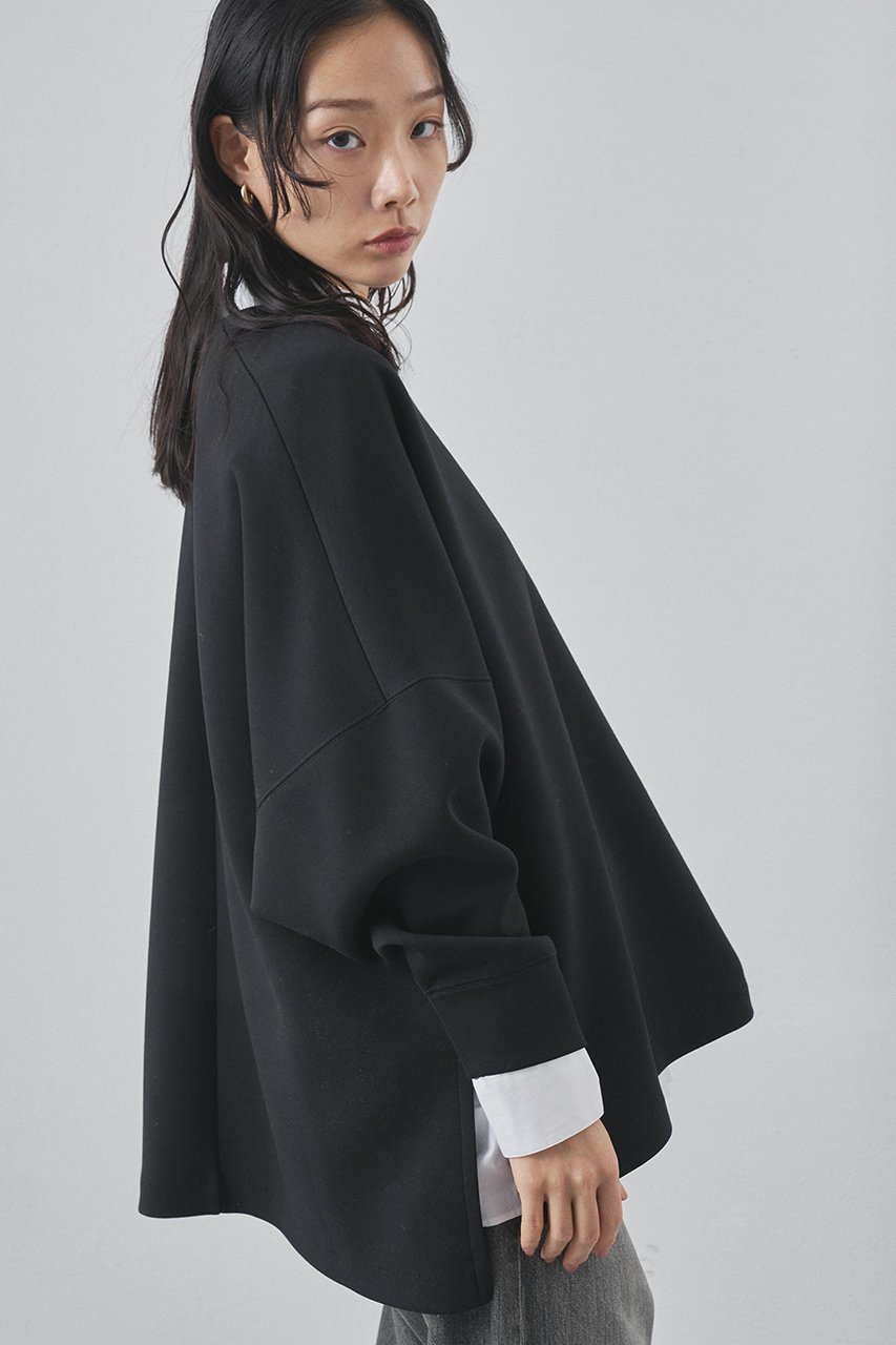 【ウィムガゼット/Whim Gazette】のダブルエアープルオーバー 人気、トレンドファッション・服の通販 founy(ファニー) 　ファッション　Fashion　レディースファッション　Fashion for Women　トップス・カットソー　Cut & Sew Tops　シャツ・ブラウス・オフィスカジュアル　Elegant Blouses & Button-Ups　ロングTシャツ・Tシャツ　Longline T-Shirts & Tees　カジュアルプルオーバー・ニットトップス　Pullovers & Knit Tops / Casual Pullovers　カットソー・ベーシックTシャツ　Cut-and-Sewn Tops / Stretch Tees & Basics　クール　Cool, Chic　シンプル　Simple, Minimal　ストレッチ　Stretch, Stretchy Fabric　スリット　Slit, Slit Detail　スリーブ　Sleeve, Long Sleeve / Short Sleeve　ロング　Long, Long-Length　ワイド　Wide, Wide Fit　再入荷　Restock / Back in Stock　other-4|ID: prp329100004807454 ipo3291000000036138575