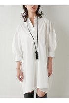 【ウィムガゼット/Whim Gazette】の刺繍チュニックシャツ オフホワイト|ID: prp329100004807458 ipo3291000000034885662