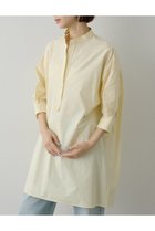【ウィムガゼット/Whim Gazette】の刺繍チュニックシャツ イエロー|ID: prp329100004807458 ipo3291000000034885666