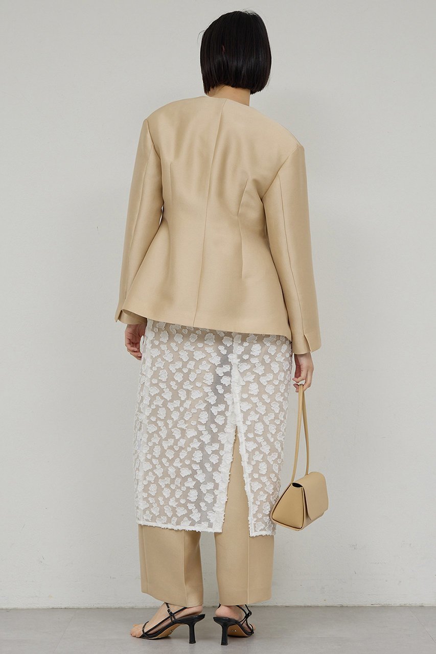 【ガリャルダガランテ/GALLARDAGALANTE】の【セットアップ対応】シルキーダブルクロスジャケット 人気、トレンドファッション・服の通販 founy(ファニー) ファッション Fashion レディースファッション Fashion for Women アウター Coat / Outerwear Collection レディースジャケット・軽アウター Jackets 2026年 2026 エレガント 上品 Elegant シェイプ Shape, Slim Fit ジャケット Jacket, Outerwear スマート Smart, Elegant セットアップ Set-Up, Coordinated Outfit 夏 Summer 春 Spring S/S・春夏 SS, Spring/Summer, Warm Season other-5|ID: prp329100004807463 ipo3291000000034885696