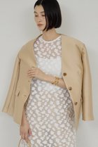 【ガリャルダガランテ/GALLARDAGALANTE】の【セットアップ対応】シルキーダブルクロスジャケット ベージュ|ID: prp329100004807463 ipo3291000000036886078