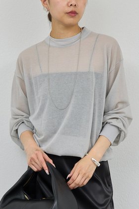 【ガリャルダガランテ/GALLARDAGALANTE】 コットンシアーニット人気、トレンドファッション・服の通販 founy(ファニー) ファッション Fashion レディースファッション Fashion for Women トップス・カットソー Cut & Sew Tops ニット Knit Tops & Sweaters カジュアルプルオーバー・ニットトップス Pullovers & Knit Tops / Casual Pullovers 2026年 2026 エレガント 上品 Elegant シアー Sheer, See-Through トレンド Trend, Trending Now 夏 Summer 春 Spring S/S・春夏 SS, Spring/Summer, Warm Season |ID:prp329100004807465