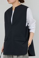 【ガリャルダガランテ/GALLARDAGALANTE】の【セットアップ対応】スキッパージレ 人気、トレンドファッション・服の通販 founy(ファニー) ファッション Fashion レディースファッション Fashion for Women アウター Coat / Outerwear Collection レディースジャケット・軽アウター Jackets 2026年 2026 インナー Innerwear ジャケット Jacket, Outerwear スキッパー Skipper, Open Collar スリット Slit, Slit Detail セットアップ Set-Up, Coordinated Outfit デニム Denim, Jeans Material ベスト Vest, Waistcoat 夏 Summer 春 Spring S/S・春夏 SS, Spring/Summer, Warm Season |ID:prp329100004807467