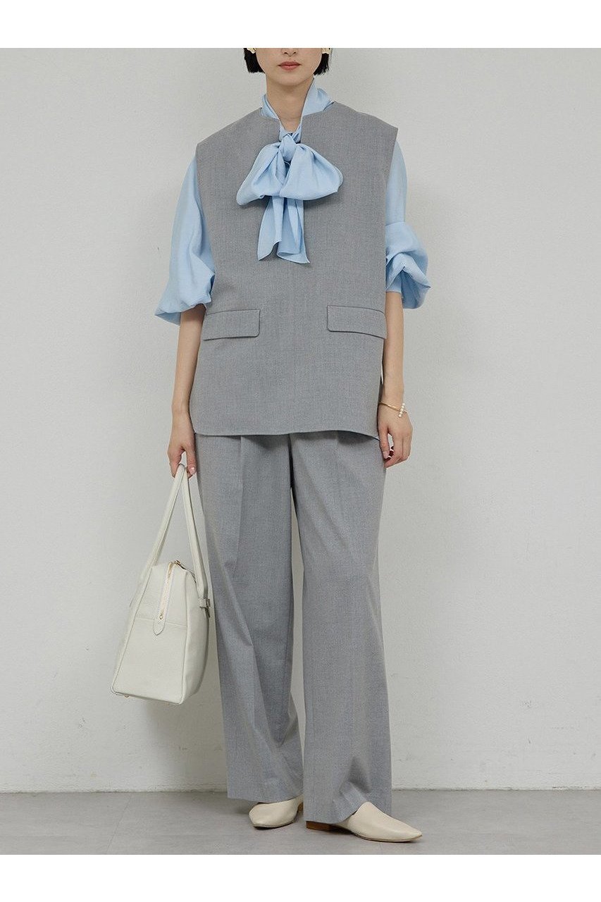 【ガリャルダガランテ/GALLARDAGALANTE】の【セットアップ対応】スキッパージレ 人気、トレンドファッション・服の通販 founy(ファニー) 　ファッション　Fashion　レディースファッション　Fashion for Women　アウター　Coat / Outerwear Collection　レディースジャケット・軽アウター　Jackets　2026年　2026　インナー　Innerwear　ジャケット　Jacket, Outerwear　スキッパー　Skipper, Open Collar　スリット　Slit, Slit Detail　セットアップ　Set-Up, Coordinated Outfit　デニム　Denim, Jeans Material　ベスト　Vest, Waistcoat　夏　Summer　春　Spring　S/S・春夏　SS, Spring/Summer, Warm Season　other-2|ID: prp329100004807467 ipo3291000000034885724