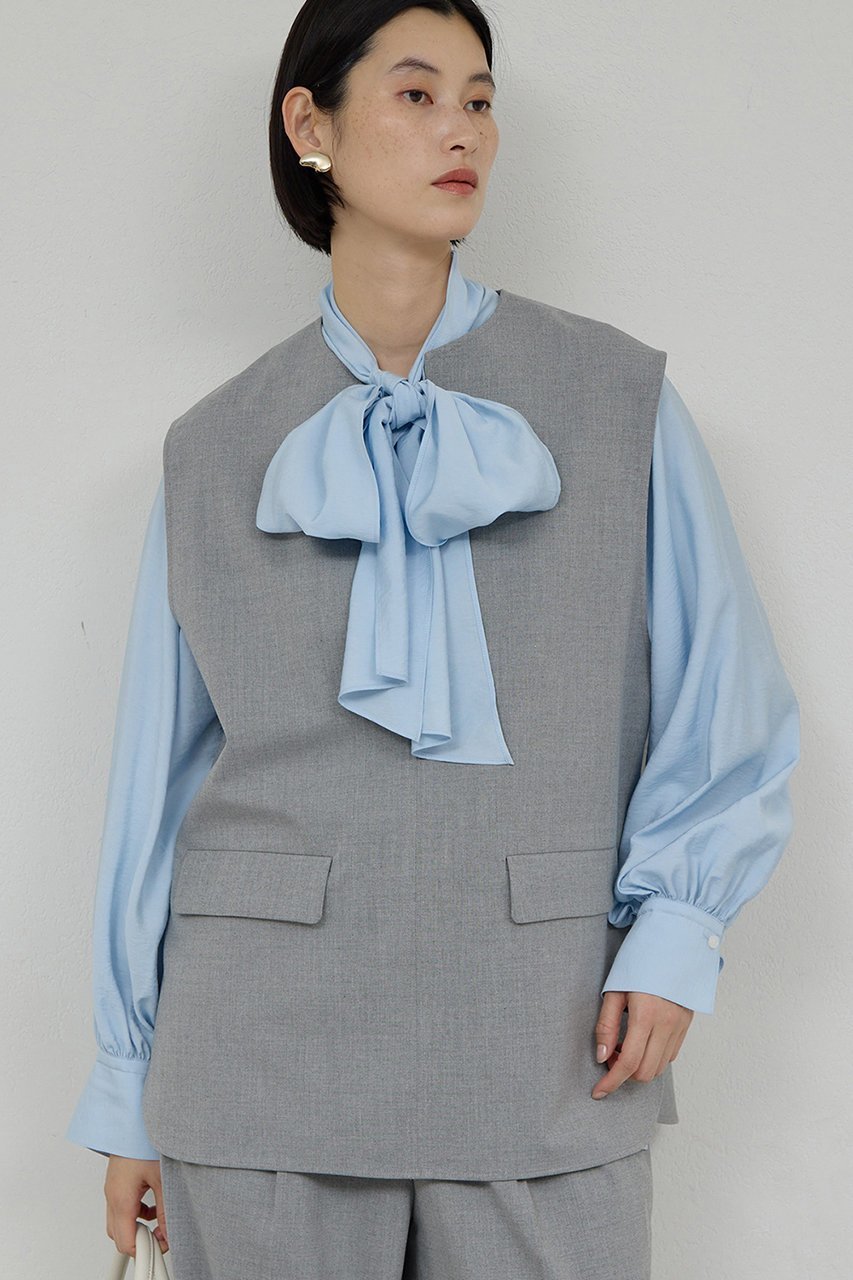 【ガリャルダガランテ/GALLARDAGALANTE】の【セットアップ対応】スキッパージレ 人気、トレンドファッション・服の通販 founy(ファニー) 　ファッション　Fashion　レディースファッション　Fashion for Women　アウター　Coat / Outerwear Collection　レディースジャケット・軽アウター　Jackets　2026年　2026　インナー　Innerwear　ジャケット　Jacket, Outerwear　スキッパー　Skipper, Open Collar　スリット　Slit, Slit Detail　セットアップ　Set-Up, Coordinated Outfit　デニム　Denim, Jeans Material　ベスト　Vest, Waistcoat　夏　Summer　春　Spring　S/S・春夏　SS, Spring/Summer, Warm Season　other-5|ID: prp329100004807467 ipo3291000000034885729