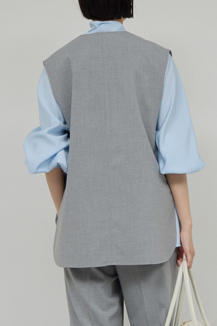 【ガリャルダガランテ/GALLARDAGALANTE】の【セットアップ対応】スキッパージレ 人気、トレンドファッション・服の通販 founy(ファニー) 　ファッション　Fashion　レディースファッション　Fashion for Women　アウター　Coat / Outerwear Collection　レディースジャケット・軽アウター　Jackets　2026年　2026　インナー　Innerwear　ジャケット　Jacket, Outerwear　スキッパー　Skipper, Open Collar　スリット　Slit, Slit Detail　セットアップ　Set-Up, Coordinated Outfit　デニム　Denim, Jeans Material　ベスト　Vest, Waistcoat　夏　Summer　春　Spring　S/S・春夏　SS, Spring/Summer, Warm Season　other-6|ID: prp329100004807467 ipo3291000000034885730