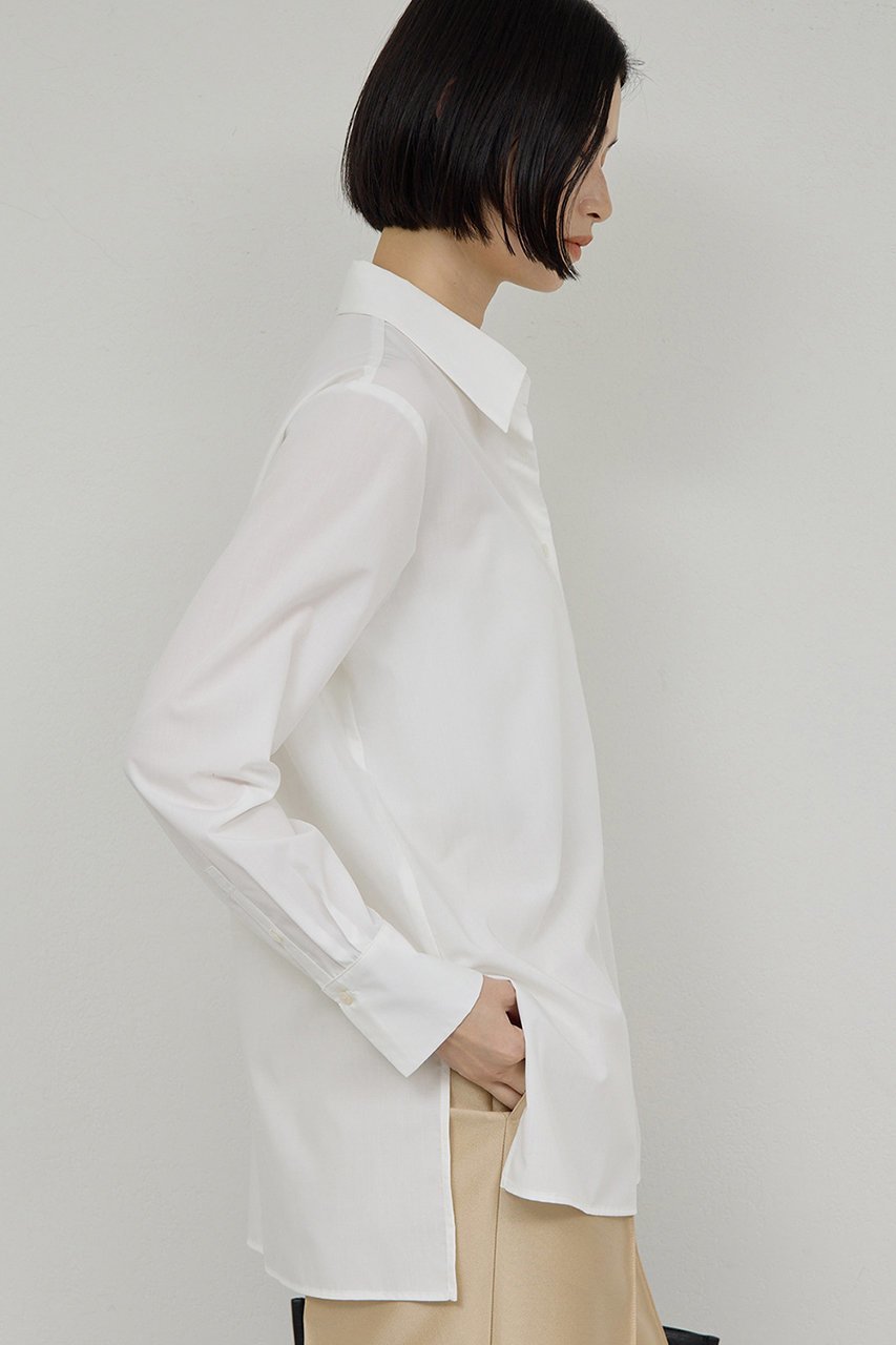 【ガリャルダガランテ/GALLARDAGALANTE】のミニマルシャツ 人気、トレンドファッション・服の通販 founy(ファニー) 　ファッション　Fashion　レディースファッション　Fashion for Women　トップス・カットソー　Cut & Sew Tops　シャツ・ブラウス・オフィスカジュアル　Elegant Blouses & Button-Ups　2026年　2026　シンプル　Simple, Minimal　スリーブ　Sleeve, Long Sleeve / Short Sleeve　バランス　Balance, Style Balance　ロング　Long, Long-Length　夏　Summer　春　Spring　S/S・春夏　SS, Spring/Summer, Warm Season　other-6|ID: prp329100004807470 ipo3291000000034885744