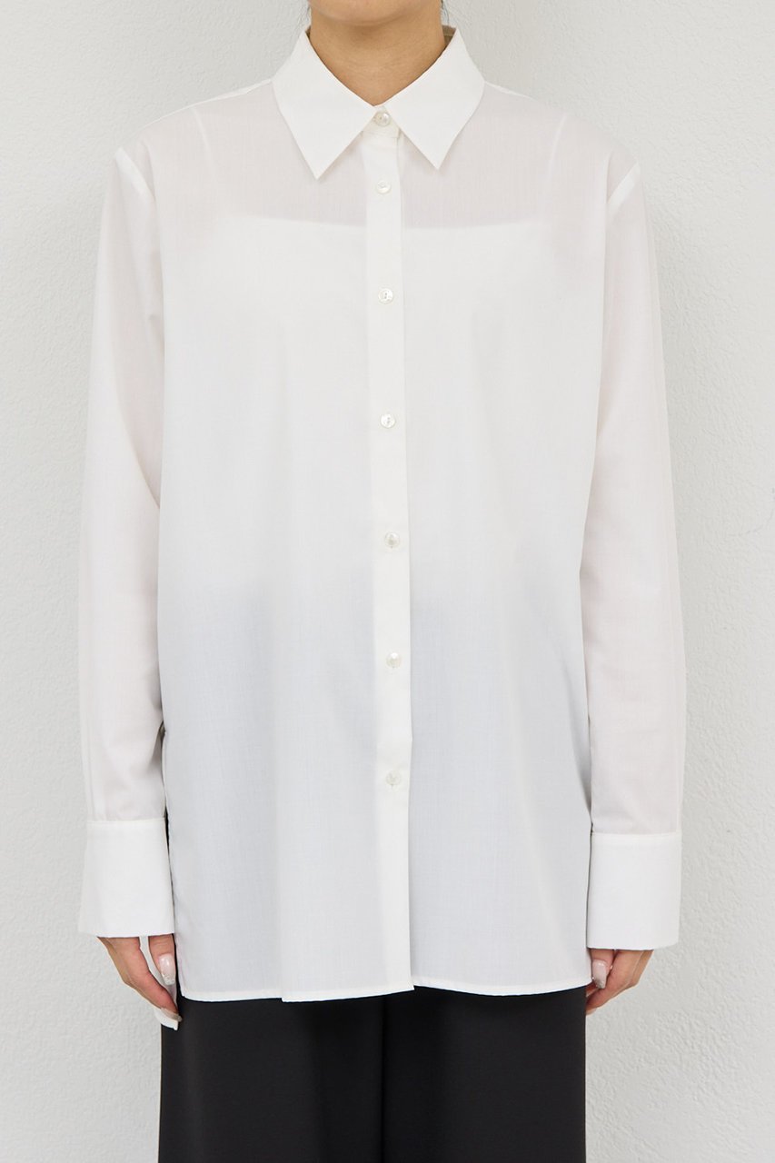 【ガリャルダガランテ/GALLARDAGALANTE】のミニマルシャツ 人気、トレンドファッション・服の通販 founy(ファニー) 　ファッション　Fashion　レディースファッション　Fashion for Women　トップス・カットソー　Cut & Sew Tops　シャツ・ブラウス・オフィスカジュアル　Elegant Blouses & Button-Ups　2026年　2026　シンプル　Simple, Minimal　スリーブ　Sleeve, Long Sleeve / Short Sleeve　バランス　Balance, Style Balance　ロング　Long, Long-Length　夏　Summer　春　Spring　S/S・春夏　SS, Spring/Summer, Warm Season　other-8|ID: prp329100004807470 ipo3291000000034885746