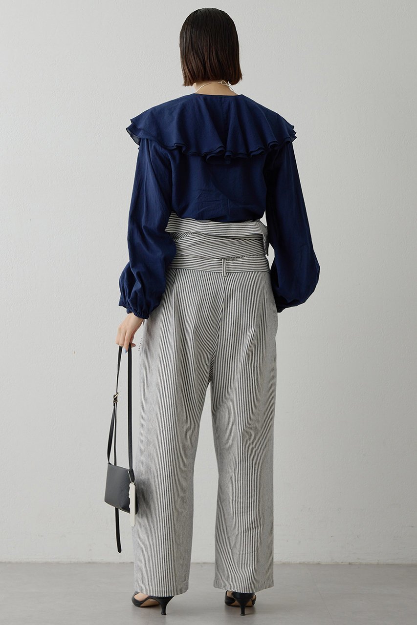 【ウィムガゼット/Whim Gazette】のローンフリルブラウス 人気、トレンドファッション・服の通販 founy(ファニー) ファッション Fashion レディースファッション Fashion for Women トップス・カットソー Cut & Sew Tops シャツ・ブラウス・オフィスカジュアル Elegant Blouses & Button-Ups 2026年 2026 インナー Innerwear スリーブ Sleeve, Long Sleeve / Short Sleeve デニム Denim, Jeans Material バランス Balance, Style Balance フェミニン Feminine, Girly フリル Frill, Ruffle ボトム Bottoms, Lower Wear ロング Long, Long-Length エレガント 上品 Elegant 夏 Summer 春 Spring S/S・春夏 SS, Spring/Summer, Warm Season other-6|ID: prp329100004807473 ipo3291000000034885775