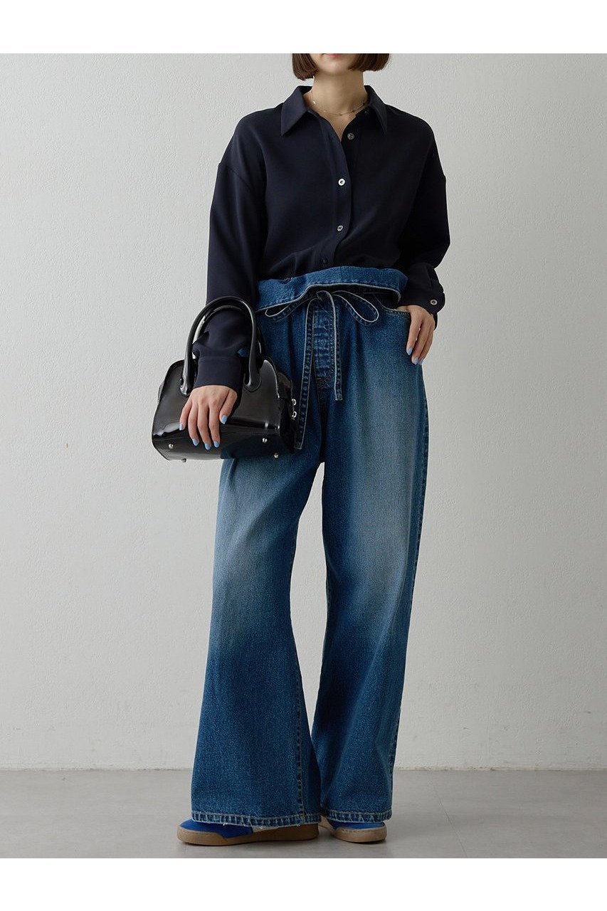 【ウィムガゼット/Whim Gazette】のフリルデニムパンツ 人気、トレンドファッション・服の通販 founy(ファニー) 　ファッション　Fashion　レディースファッション　Fashion for Women　パンツ　Pants & Trousers　デニムパンツ・ジーンズ・美脚デニム　Denim Jeans & Pants　ヴィンテージ　Vintage Style　春　Spring　ダメージ　Distressed, Destroyed　デニム　Denim, Jeans Material　フェミニン　Feminine, Girly　フリル　Frill, Ruffle　S/S・春夏　SS, Spring/Summer, Warm Season　夏　Summer　2026年　2026　other-4|ID: prp329100004807475 ipo3291000000034885783