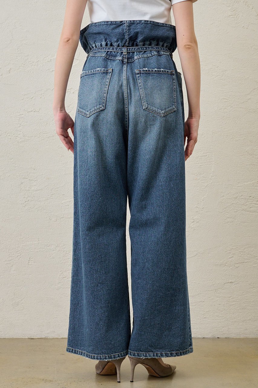 【ウィムガゼット/Whim Gazette】のフリルデニムパンツ 人気、トレンドファッション・服の通販 founy(ファニー) 　ファッション　Fashion　レディースファッション　Fashion for Women　パンツ　Pants & Trousers　デニムパンツ・ジーンズ・美脚デニム　Denim Jeans & Pants　ヴィンテージ　Vintage Style　春　Spring　ダメージ　Distressed, Destroyed　デニム　Denim, Jeans Material　フェミニン　Feminine, Girly　フリル　Frill, Ruffle　S/S・春夏　SS, Spring/Summer, Warm Season　夏　Summer　2026年　2026　other-8|ID: prp329100004807475 ipo3291000000034885791