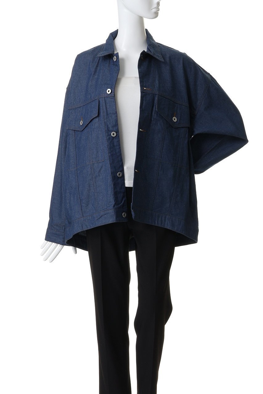 【ミディウミ/MidiUmi】のwide denim JK ジャケット 大人の最旬トレンドファッション＆コーディネート founy(ファウニー) 　ファッション　Fashion　レディースファッション　Fashion for Women　アウター　Coat / Outerwear Collection　レディースジャケット・軽アウター　Jackets　ジャケット　Jacket, Outerwear　デニム　Denim, Jeans Material　バランス　Balance, Style Balance　ミックス　Mix, Mixed Style　リラックス　Relax, Relaxed Fit　other-7|ID: prp329100004807482 ipo3291000000036950139