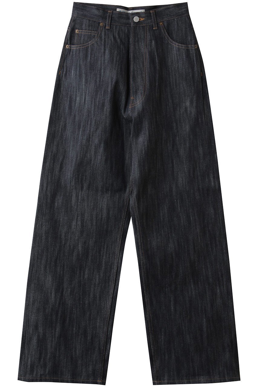【ミディウミ/MidiUmi】のhighwaist selvedge-denim デニム インテリア・キッズ・メンズ・レディースファッション・服の通販 founy(ファニー) 　ファッション　Fashion　レディースファッション　Fashion for Women　パンツ　Pants & Trousers　デニムパンツ・ジーンズ・美脚デニム　Denim Jeans & Pants　デニム　Denim, Jeans Material　ワイド　Wide, Wide Fit　定番　Standard, Basic Item　navy|ID: prp329100004807485 ipo3291000000035862479