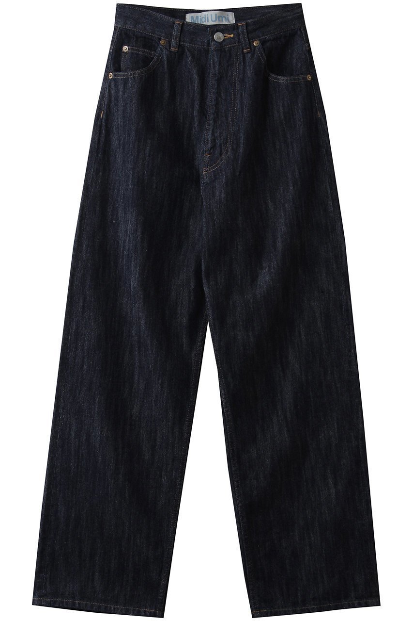 【ミディウミ/MidiUmi】のhighwaist selvedge-denim デニム インテリア・キッズ・メンズ・レディースファッション・服の通販 founy(ファウニー) 　ファッション　Fashion　レディースファッション　Fashion for Women　パンツ　Pants & Trousers　デニムパンツ・ジーンズ・美脚デニム　Denim Jeans & Pants　デニム　Denim, Jeans Material　ワイド　Wide, Wide Fit　定番　Standard, Basic Item　blue|ID: prp329100004807485 ipo3291000000036679722