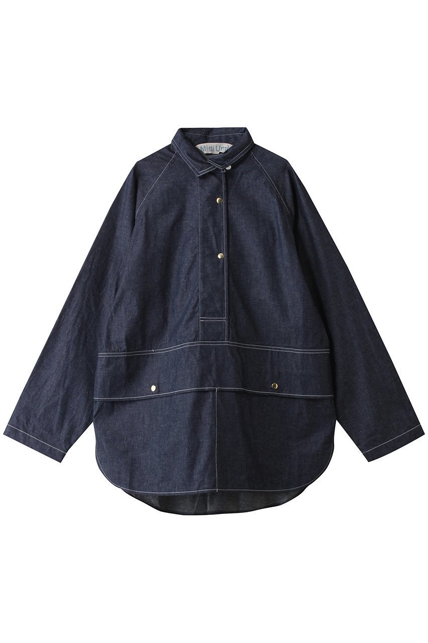 【ミディウミ/MidiUmi】のdenim coverall カバーオール インテリア・キッズ・メンズ・レディースファッション・服の通販 founy(ファニー) 　ファッション　Fashion　レディースファッション　Fashion for Women　アウター　Coat / Outerwear Collection　レディースジャケット・軽アウター　Jackets　2026年　2026　インナー　Innerwear　ジャケット　Jacket, Outerwear　フロント　Front, Front Design　ポケット　Pocket, Pocket Detail　ワーク　Workwear, Utility Style　夏　Summer　春　Spring　S/S・春夏　SS, Spring/Summer, Warm Season　navy|ID: prp329100004807486 ipo3291000000034885861