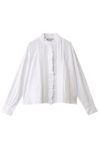 【ミディウミ/MidiUmi】のpin tuck lace shirt シャツ off white|ID: prp329100004807489 ipo3291000000036742832