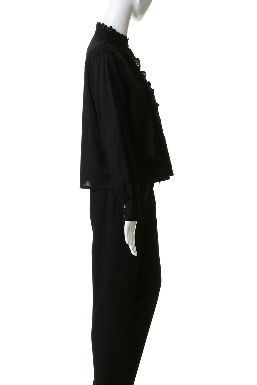 【ミディウミ/MidiUmi】のpin tuck lace shirt シャツ 大人の最旬トレンドファッション＆コーディネート founy(ファウニー) 　ファッション　Fashion　レディースファッション　Fashion for Women　トップス・カットソー　Cut & Sew Tops　シャツ・ブラウス・オフィスカジュアル　Elegant Blouses & Button-Ups　おすすめ　Recommended / Our Picks　カーディガン　Cardigan, Knitwear　クラシカル　Classical, Vintage-Inspired　ジャケット　Jacket, Outerwear　スリーブ　Sleeve, Long Sleeve / Short Sleeve　レース　Lace, Lace Fabric　ロング　Long, Long-Length　エレガント 上品　Elegant　other-3|ID: prp329100004807489 ipo3291000000036742839