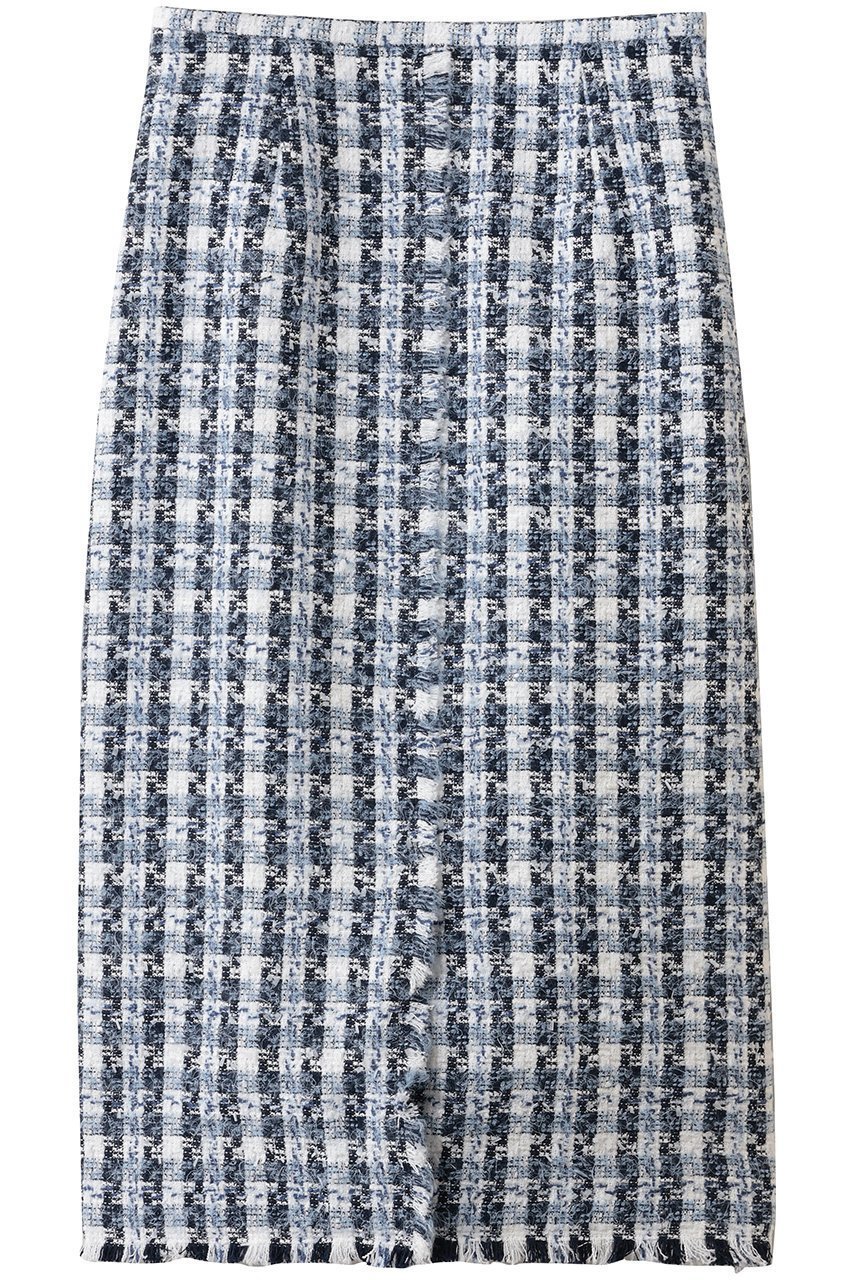 【ベイジ,/BEIGE,】のBERYL(ベリル)/ファンシーツイード Iラインスカート インテリア・キッズ・メンズ・レディースファッション・服の通販 founy(ファニー) 　ファッション　Fashion　レディースファッション　Fashion for Women　スカート　Skirts　2026年　2026　エレガント 上品　Elegant　シンプル　Simple, Minimal　ツイード　Twill, Twill Weave　フリンジ　Fringe, Tassel　ラグジュアリー　Luxury, Elegant　夏　Summer　春　Spring　S/S・春夏　SS, Spring/Summer, Warm Season　Navy Mix|ID: prp329100004807491 ipo3291000000034885906