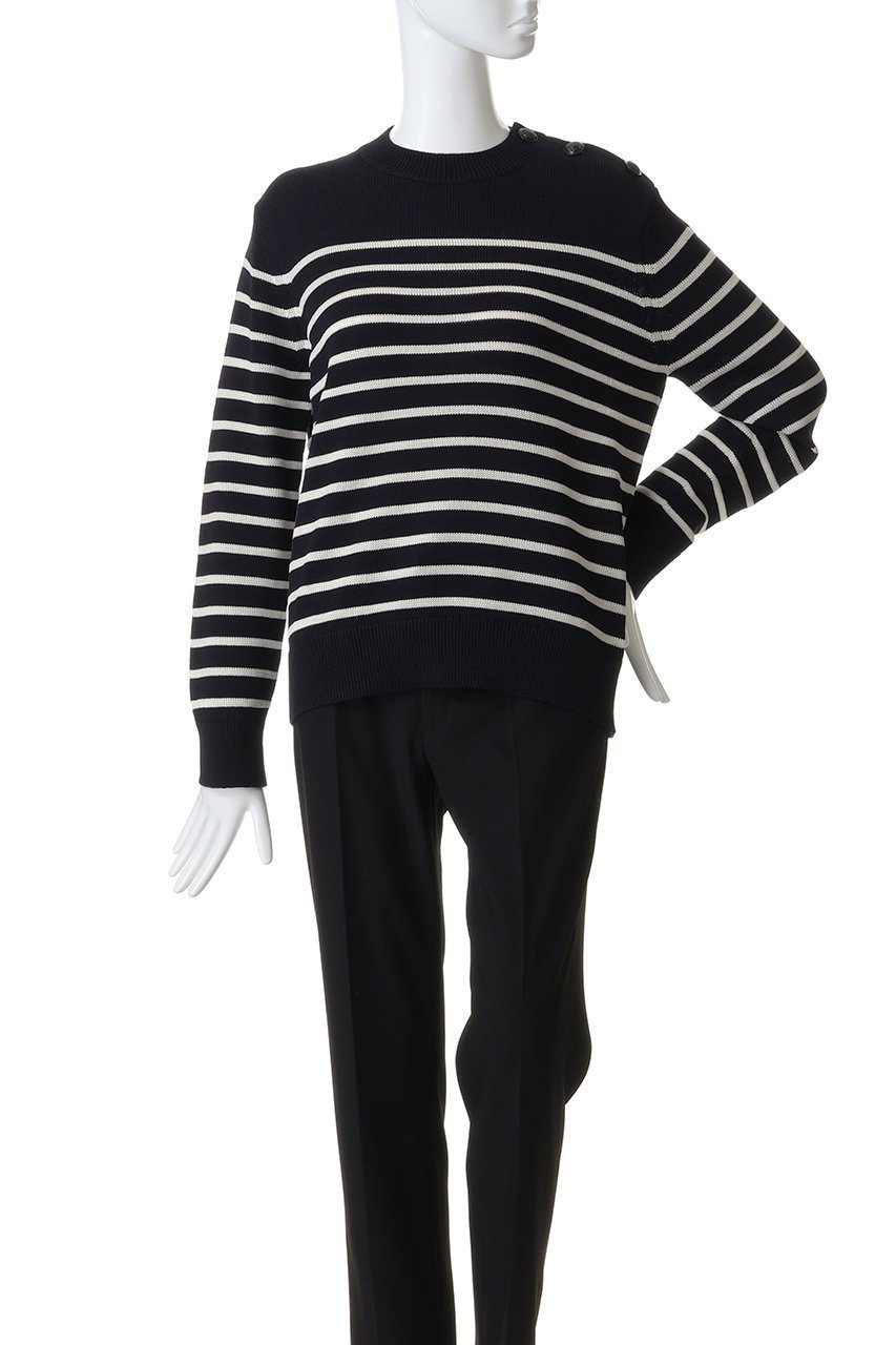 【ベイジ,/BEIGE,】のHELIODOR(ヘリオドール)/レーヨンボーダーマリンボタンニット 人気、トレンドファッション・服の通販 founy(ファニー) 　ファッション　Fashion　レディースファッション　Fashion for Women　トップス・カットソー　Cut & Sew Tops　ニット　Knit Tops & Sweaters　カジュアルプルオーバー・ニットトップス　Pullovers & Knit Tops / Casual Pullovers　2026年　2026　スリーブ　Sleeve, Long Sleeve / Short Sleeve　ロング　Long, Long-Length　夏　Summer　春　Spring　S/S・春夏　SS, Spring/Summer, Warm Season　other-2|ID: prp329100004807493 ipo3291000000034885918