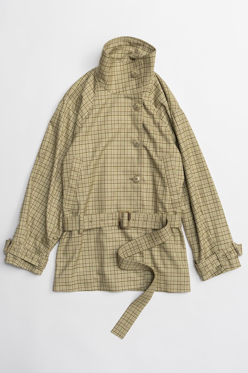 【メゾンスペシャル/MAISON SPECIAL】のShort Trench Coat/ショートトレンチコート インテリア・キッズ・メンズ・レディースファッション・服の通販 founy(ファニー) 　ファッション　Fashion　レディースファッション　Fashion for Women　アウター　Coat / Outerwear Collection　コート・ロングコート・ピーコート　Long Coats, Peacoats & More　トレンチコート / 春秋の定番アウター　Trench Coats　インナー　Innerwear　春　Spring　軽量　Lightweight, Ultra Light　ショート　Short, Short Length　スタンド　Stand Collar, Upright Stand　ツイル　Twist, Twisted Detail　バランス　Balance, Style Balance　ブラウジング　Blouson Silhouette, Cinched Waist　S/S・春夏　SS, Spring/Summer, Warm Season　おすすめ　Recommended / Our Picks　夏　Summer　2026年　2026　MLT1(マルチカラー)|ID: prp329100004807499 ipo3291000000034886214