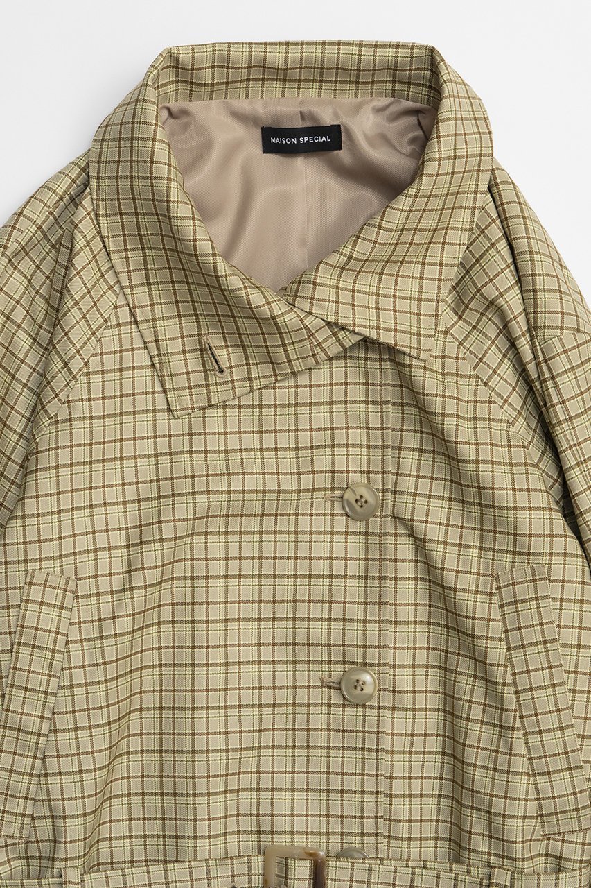 【メゾンスペシャル/MAISON SPECIAL】のShort Trench Coat/ショートトレンチコート 人気、トレンドファッション・服の通販 founy(ファニー) 　ファッション　Fashion　レディースファッション　Fashion for Women　アウター　Coat / Outerwear Collection　コート・ロングコート・ピーコート　Long Coats, Peacoats & More　トレンチコート / 春秋の定番アウター　Trench Coats　インナー　Innerwear　春　Spring　軽量　Lightweight, Ultra Light　ショート　Short, Short Length　スタンド　Stand Collar, Upright Stand　ツイル　Twist, Twisted Detail　バランス　Balance, Style Balance　ブラウジング　Blouson Silhouette, Cinched Waist　S/S・春夏　SS, Spring/Summer, Warm Season　おすすめ　Recommended / Our Picks　夏　Summer　2026年　2026　other-3|ID: prp329100004807499 ipo3291000000034886216