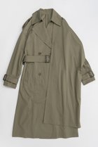 【メゾンスペシャル/MAISON SPECIAL】のDrape Skirt Long Trench Coat/ドレープスカーフロングトレンチコート KHK(カーキ)|ID: prp329100004807500 ipo3291000000034886223