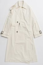 【メゾンスペシャル/MAISON SPECIAL】のDrape Skirt Long Trench Coat/ドレープスカーフロングトレンチコート IVR(アイボリー)|ID: prp329100004807500 ipo3291000000034886224