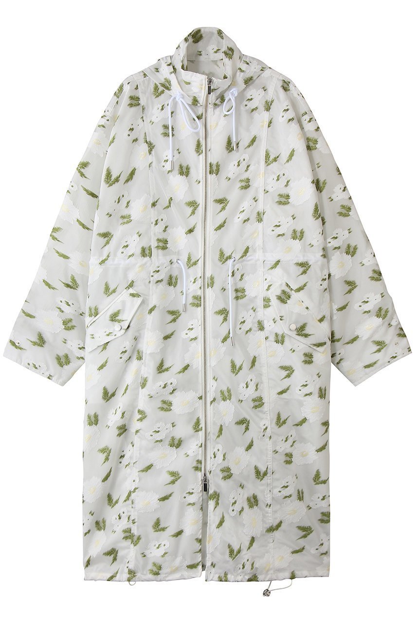 【メゾンスペシャル/MAISON SPECIAL】のShear Moss Coat/フラワージャガードモッズコート インテリア・キッズ・メンズ・レディースファッション・服の通販 founy(ファニー) 　ファッション　Fashion　レディースファッション　Fashion for Women　アウター　Coat / Outerwear Collection　コート・ロングコート・ピーコート　Long Coats, Peacoats & More　モッズコート・ミリタリー風アウター　Mods & Field Coats　2026年　2026　アウトドア　Outdoor Clothing　ジャカード／ジャガード　Jacquard, Woven Pattern　バルーン　Balloon, Balloon Silhouette　モッズコート　Mods Coat, Military Parka　ロング　Long, Long-Length　ワーク　Workwear, Utility Style　夏　Summer　春　Spring　S/S・春夏　SS, Spring/Summer, Warm Season　WHT(ホワイト)|ID: prp329100004807501 ipo3291000000035619013