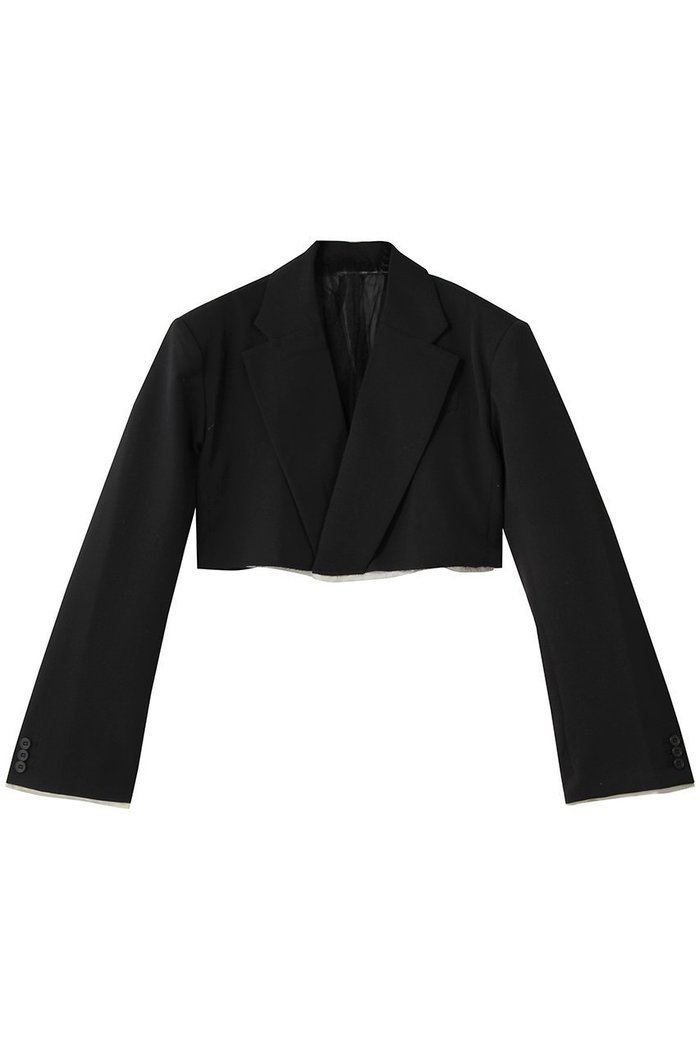 【メゾンスペシャル/MAISON SPECIAL】のBack-Tulle Short Jacket/バックチュールショートジャケット インテリア・キッズ・メンズ・レディースファッション・服の通販 founy(ファニー) https://founy.com/ ファッション Fashion レディースファッション Fashion for Women アウター Coat / Outerwear Collection レディースジャケット・軽アウター Jackets 春 Spring ショート Short, Short Length ジャケット Jacket, Outerwear チュール Tulip, Tulip Motif ボトム Bottoms, Lower Wear S/S・春夏 SS, Spring/Summer, Warm Season 夏 Summer 2026年 2026 |ID: prp329100004807504 ipo3291000000035619052