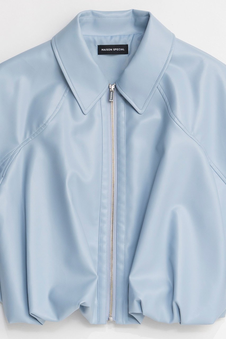 【メゾンスペシャル/MAISON SPECIAL】のGathered Balloon Vegan Leather Jacket/ギャザーバルーンフェイクレザージャケット 人気、トレンドファッション・服の通販 founy(ファニー) ファッション Fashion レディースファッション Fashion for Women アウター Coat / Outerwear Collection レディースジャケット・軽アウター Jackets 2026年 2026 ショート Short, Short Length ジャケット Jacket, Outerwear バランス Balance, Style Balance バルーン Balloon, Balloon Silhouette パターン Pattern, Design Print エレガント 上品 Elegant 夏 Summer 春 Spring S/S・春夏 SS, Spring/Summer, Warm Season other-2|ID: prp329100004807508 ipo3291000000034886317