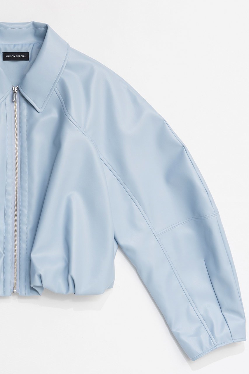 【メゾンスペシャル/MAISON SPECIAL】のGathered Balloon Vegan Leather Jacket/ギャザーバルーンフェイクレザージャケット 人気、トレンドファッション・服の通販 founy(ファニー) ファッション Fashion レディースファッション Fashion for Women アウター Coat / Outerwear Collection レディースジャケット・軽アウター Jackets 2026年 2026 ショート Short, Short Length ジャケット Jacket, Outerwear バランス Balance, Style Balance バルーン Balloon, Balloon Silhouette パターン Pattern, Design Print エレガント 上品 Elegant 夏 Summer 春 Spring S/S・春夏 SS, Spring/Summer, Warm Season other-3|ID: prp329100004807508 ipo3291000000034886318