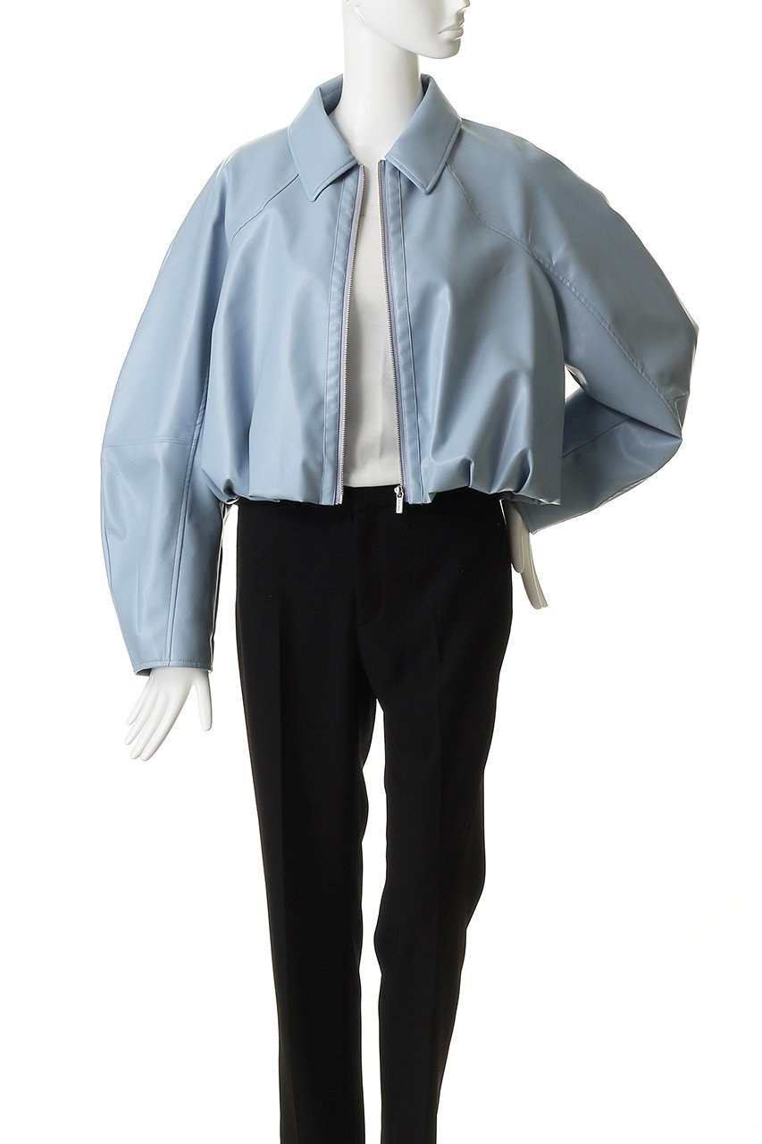 【メゾンスペシャル/MAISON SPECIAL】のGathered Balloon Faux Leather Jacket/ギャザーバルーンフェイクレザージャケット 人気、トレンドファッション・服の通販 founy(ファニー) 　ファッション　Fashion　レディースファッション　Fashion for Women　アウター　Coat / Outerwear Collection　レディースジャケット・軽アウター　Jackets　ショート　Short, Short Length　ジャケット　Jacket, Outerwear　バランス　Balance, Style Balance　バルーン　Balloon, Balloon Silhouette　パターン　Pattern, Design Print　エレガント 上品　Elegant　再入荷　Restock / Back in Stock　other-7|ID: prp329100004807508 ipo3291000000036169106