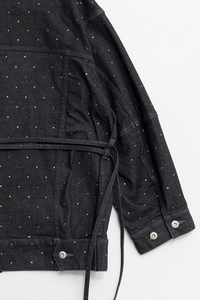 【メゾンスペシャル/MAISON SPECIAL】の2WAY Overstone Denim Jacket/2WAYオーバーストーンデニムジャケット 人気、トレンドファッション・服の通販 founy(ファニー) ファッション Fashion レディースファッション Fashion for Women アウター Coat / Outerwear Collection レディースジャケット・軽アウター Jackets ブルゾンジャケット・スポーティアウター Blouson Jackets デニムジャケット / カジュアルアウター Denim Jackets 春 Spring カラフル Colorful Design ジャケット Jacket, Outerwear ストーン Stone, Gem-Like デニム Denim, Jeans Material ブルゾン Blouson, Bomber Jacket ラップ Wrap, Wrap Design S/S・春夏 SS, Spring/Summer, Warm Season 夏 Summer 2026年 2026 other-4|ID: prp329100004807510 ipo3291000000034886339