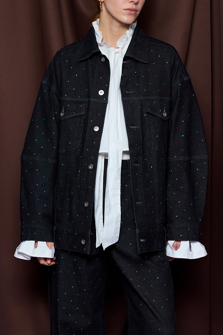 【メゾンスペシャル/MAISON SPECIAL】の2WAY Overstone Denim Jacket/2WAYオーバーストーンデニムジャケット 人気、トレンドファッション・服の通販 founy(ファニー) ファッション Fashion レディースファッション Fashion for Women アウター Coat / Outerwear Collection レディースジャケット・軽アウター Jackets ブルゾンジャケット・スポーティアウター Blouson Jackets デニムジャケット / カジュアルアウター Denim Jackets 春 Spring カラフル Colorful Design ジャケット Jacket, Outerwear ストーン Stone, Gem-Like デニム Denim, Jeans Material ブルゾン Blouson, Bomber Jacket ラップ Wrap, Wrap Design S/S・春夏 SS, Spring/Summer, Warm Season 夏 Summer 2026年 2026 other-6|ID: prp329100004807510 ipo3291000000034886341