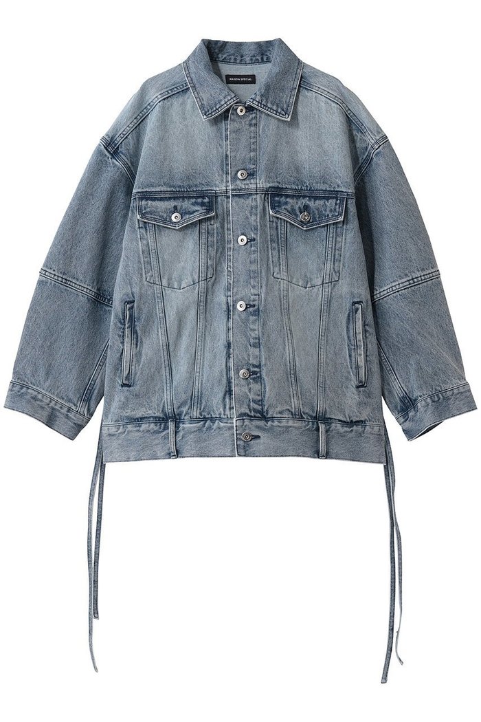 【メゾンスペシャル/MAISON SPECIAL】の2WAY Over Denim Jacket/2WAYオーバーデニムジャケット インテリア・キッズ・メンズ・レディースファッション・服の通販 founy(ファニー) https://founy.com/ ファッション Fashion レディースファッション Fashion for Women アウター Coat / Outerwear Collection レディースジャケット・軽アウター Jackets ブルゾンジャケット・スポーティアウター Blouson Jackets デニムジャケット / カジュアルアウター Denim Jackets 春 Spring ジャケット Jacket, Outerwear デニム Denim, Jeans Material フィット Fit, Slim Fit ブルゾン Blouson, Bomber Jacket ラップ Wrap, Wrap Design S/S・春夏 SS, Spring/Summer, Warm Season 夏 Summer 2026年 2026 |ID: prp329100004807511 ipo3291000000035619100
