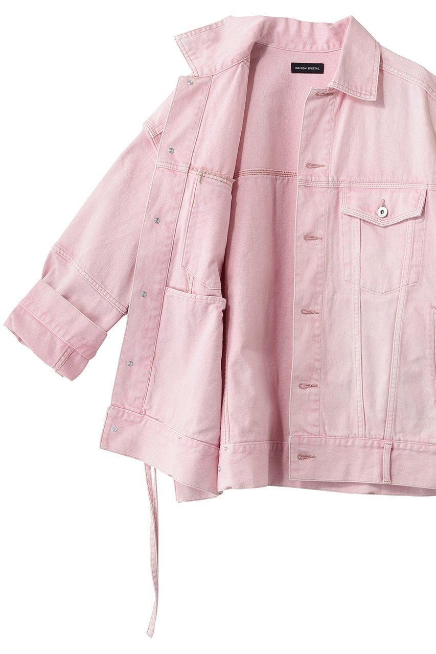 【メゾンスペシャル/MAISON SPECIAL】の2WAY Over Denim Jacket/2WAYオーバーデニムジャケット 人気、トレンドファッション・服の通販 founy(ファニー) ファッション Fashion レディースファッション Fashion for Women アウター Coat / Outerwear Collection レディースジャケット・軽アウター Jackets ブルゾンジャケット・スポーティアウター Blouson Jackets デニムジャケット / カジュアルアウター Denim Jackets ジャケット Jacket, Outerwear デニム Denim, Jeans Material フィット Fit, Slim Fit ブルゾン Blouson, Bomber Jacket ラップ Wrap, Wrap Design other-6|ID: prp329100004807511 ipo3291000000036054581