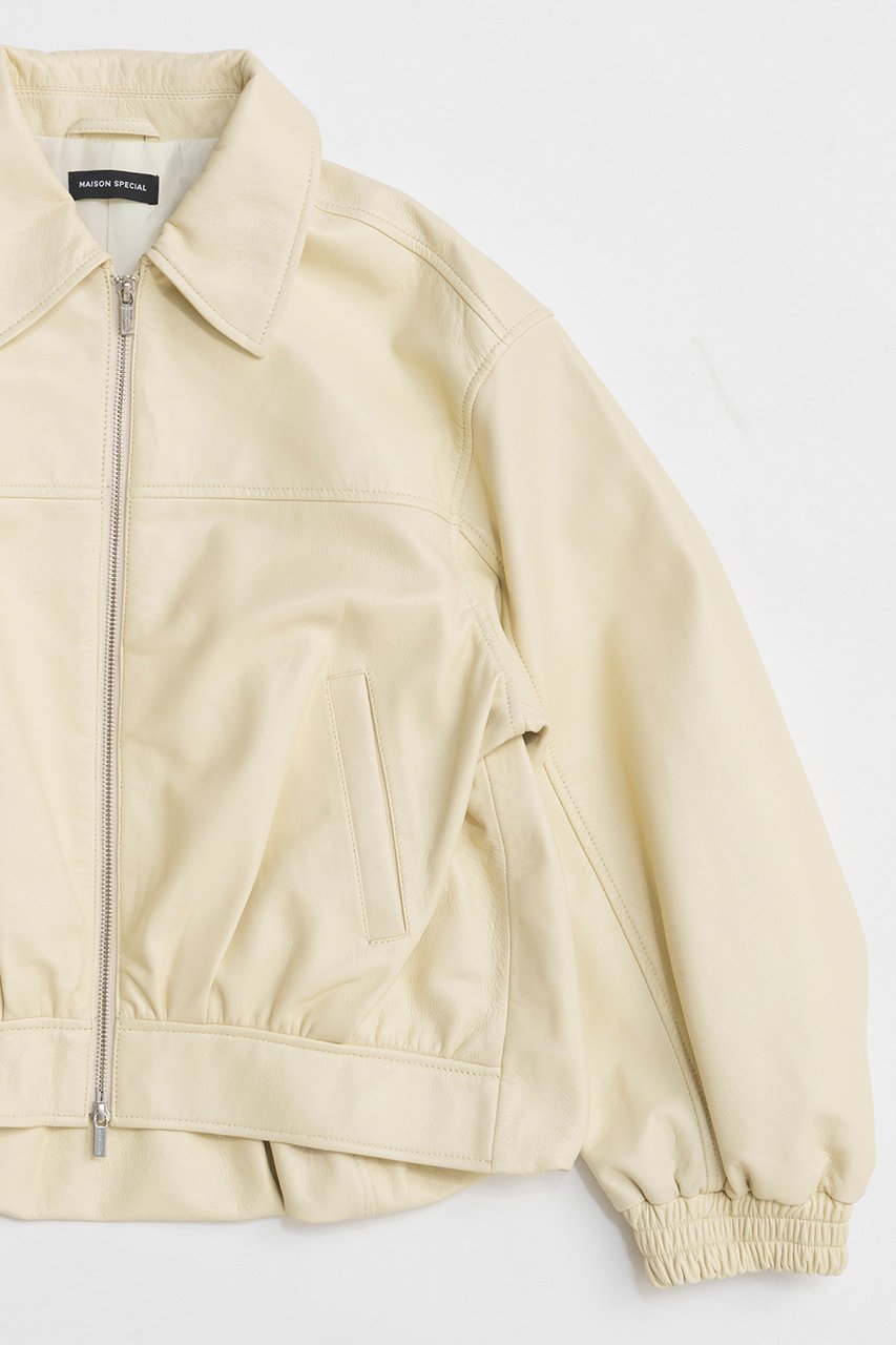 【メゾンスペシャル/MAISON SPECIAL】のVoluminous Leather Blouson/ボリューミーレザーブルゾン 人気、トレンドファッション・服の通販 founy(ファニー) ファッション Fashion レディースファッション Fashion for Women アウター Coat / Outerwear Collection レディースジャケット・軽アウター Jackets ブルゾンジャケット・スポーティアウター Blouson Jackets 2026年 2026 ジャケット Jacket, Outerwear スラックス Slacks, Dress Pants デニム Denim, Jeans Material フェミニン Feminine, Girly フォルム Silhouette, Form ブルゾン Blouson, Bomber Jacket 今季 This Season, Current Season 夏 Summer 春 Spring S/S・春夏 SS, Spring/Summer, Warm Season other-3|ID: prp329100004807512 ipo3291000000034886358