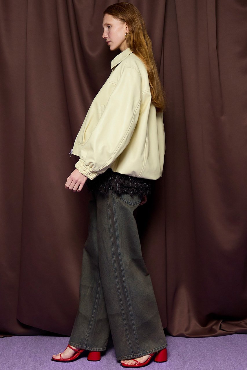 【メゾンスペシャル/MAISON SPECIAL】のVoluminous Leather Blouson/ボリューミーレザーブルゾン 人気、トレンドファッション・服の通販 founy(ファニー) ファッション Fashion レディースファッション Fashion for Women アウター Coat / Outerwear Collection レディースジャケット・軽アウター Jackets ブルゾンジャケット・スポーティアウター Blouson Jackets 2026年 2026 ジャケット Jacket, Outerwear スラックス Slacks, Dress Pants デニム Denim, Jeans Material フェミニン Feminine, Girly フォルム Silhouette, Form ブルゾン Blouson, Bomber Jacket 今季 This Season, Current Season 夏 Summer 春 Spring S/S・春夏 SS, Spring/Summer, Warm Season other-7|ID: prp329100004807512 ipo3291000000034886362