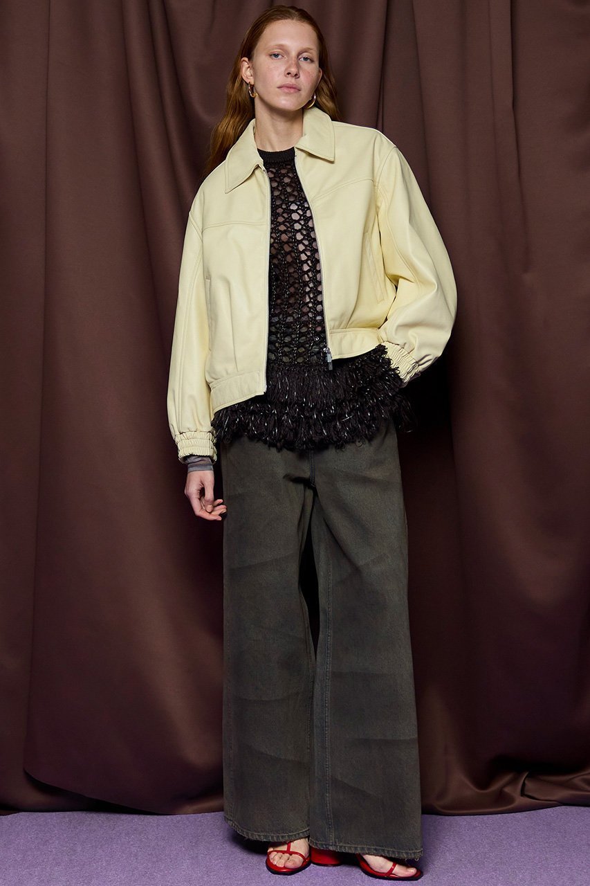 【メゾンスペシャル/MAISON SPECIAL】のVoluminous Leather Blouson/ボリューミーレザーブルゾン 人気、トレンドファッション・服の通販 founy(ファニー) ファッション Fashion レディースファッション Fashion for Women アウター Coat / Outerwear Collection レディースジャケット・軽アウター Jackets ブルゾンジャケット・スポーティアウター Blouson Jackets 2026年 2026 ジャケット Jacket, Outerwear スラックス Slacks, Dress Pants デニム Denim, Jeans Material フェミニン Feminine, Girly フォルム Silhouette, Form ブルゾン Blouson, Bomber Jacket 今季 This Season, Current Season 夏 Summer 春 Spring S/S・春夏 SS, Spring/Summer, Warm Season other-8|ID: prp329100004807512 ipo3291000000034886363