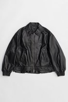 【メゾンスペシャル/MAISON SPECIAL】のVoluminous Leather Blouson/ボリューミーレザーブルゾン BLK(ブラック)|ID: prp329100004807512 ipo3291000000035760212