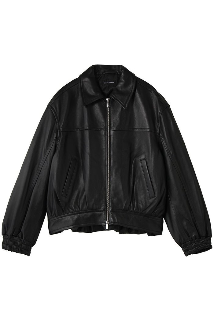 【メゾンスペシャル/MAISON SPECIAL】のVoluminous Leather Blouson/ボリューミーレザーブルゾン インテリア・キッズ・メンズ・レディースファッション・服の通販 founy(ファニー) https://founy.com/ ファッション Fashion レディースファッション Fashion for Women アウター Coat / Outerwear Collection レディースジャケット・軽アウター Jackets ブルゾンジャケット・スポーティアウター Blouson Jackets 2026年 2026 ジャケット Jacket, Outerwear スラックス Slacks, Dress Pants デニム Denim, Jeans Material フェミニン Feminine, Girly フォルム Silhouette, Form ブルゾン Blouson, Bomber Jacket 今季 This Season, Current Season 再入荷 Restock / Back in Stock 夏 Summer 春 Spring S/S・春夏 SS, Spring/Summer, Warm Season |ID: prp329100004807512 ipo3291000000036043132