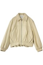 【メゾンスペシャル/MAISON SPECIAL】のVoluminous Leather Blouson/ボリューミーレザーブルゾン CRM(クリーム)|ID: prp329100004807512 ipo3291000000036043138