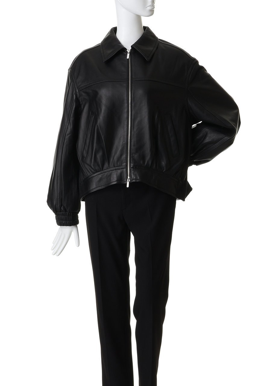 【メゾンスペシャル/MAISON SPECIAL】のVoluminous Leather Blouson/ボリューミーレザーブルゾン 人気、トレンドファッション・服の通販 founy(ファニー) 　ファッション　Fashion　レディースファッション　Fashion for Women　アウター　Coat / Outerwear Collection　レディースジャケット・軽アウター　Jackets　ブルゾンジャケット・スポーティアウター　Blouson Jackets　ジャケット　Jacket, Outerwear　スラックス　Slacks, Dress Pants　デニム　Denim, Jeans Material　フェミニン　Feminine, Girly　フォルム　Silhouette, Form　ブルゾン　Blouson, Bomber Jacket　今季　This Season, Current Season　other-2|ID: prp329100004807512 ipo3291000000036623208