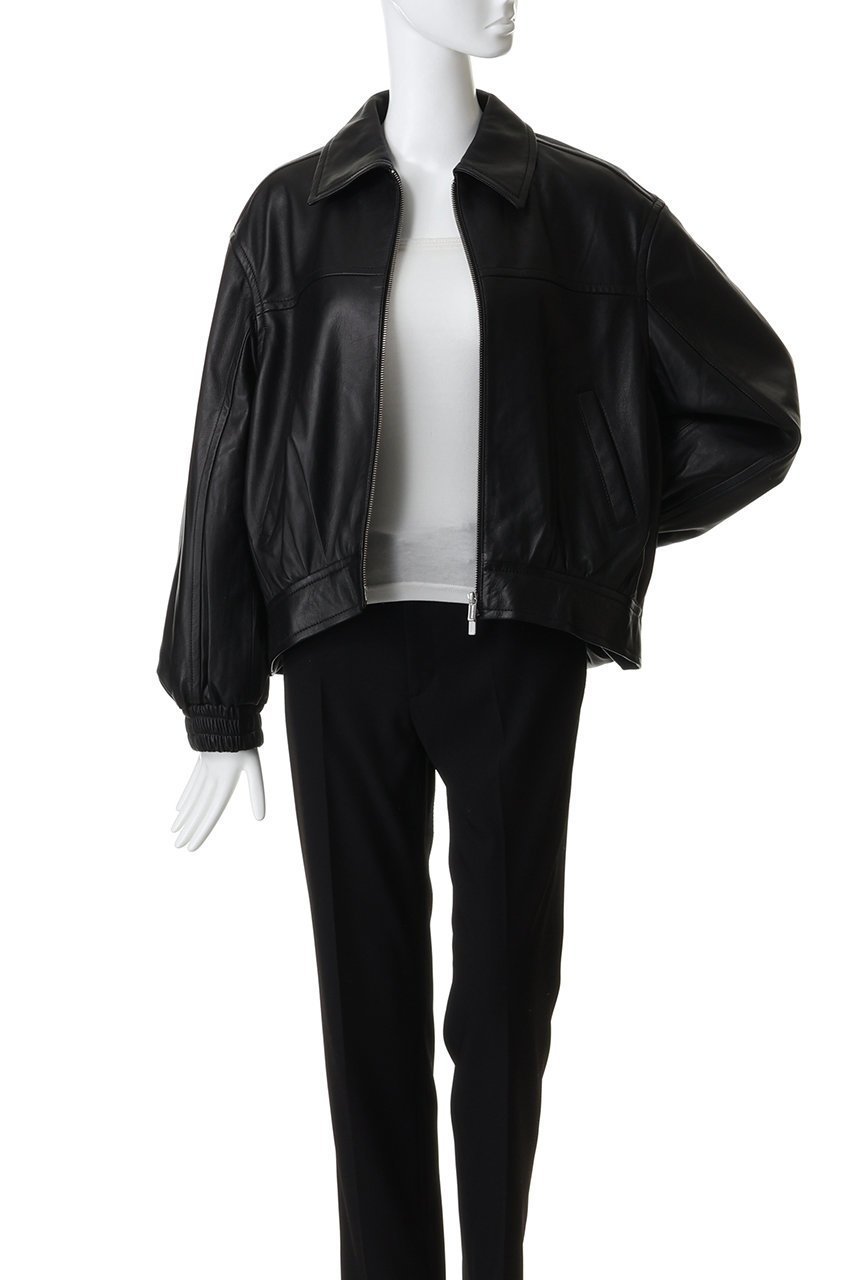【メゾンスペシャル/MAISON SPECIAL】のVoluminous Leather Blouson/ボリューミーレザーブルゾン 人気、トレンドファッション・服の通販 founy(ファニー) 　ファッション　Fashion　レディースファッション　Fashion for Women　アウター　Coat / Outerwear Collection　レディースジャケット・軽アウター　Jackets　ブルゾンジャケット・スポーティアウター　Blouson Jackets　ジャケット　Jacket, Outerwear　スラックス　Slacks, Dress Pants　デニム　Denim, Jeans Material　フェミニン　Feminine, Girly　フォルム　Silhouette, Form　ブルゾン　Blouson, Bomber Jacket　今季　This Season, Current Season　other-7|ID: prp329100004807512 ipo3291000000036623218