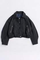 【メゾンスペシャル/MAISON SPECIAL】のLayered Check Blouson/レイヤードチェックブルゾン 人気、トレンドファッション・服の通販 founy(ファニー) ファッション Fashion レディースファッション Fashion for Women アウター Coat / Outerwear Collection レディースジャケット・軽アウター Jackets ブルゾンジャケット・スポーティアウター Blouson Jackets 春 Spring コンパクト Compact, Small Size ショート Short, Short Length シンプル Simple, Minimal ジャケット Jacket, Outerwear タフタ Taffeta, Structured Fabric チェック Check, Plaid, Tartan トレンド Trend, Trending Now バランス Balance, Style Balance ブルゾン Blouson, Bomber Jacket S/S・春夏 SS, Spring/Summer, Warm Season 夏 Summer 2026年 2026 thumbnail NVY(ネイビー)|ID: prp329100004807513 ipo3291000000034886365